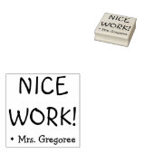 Stimuleren van "NICE WORK!" Rubberstempel sorteren (Gestempeld)