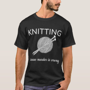 Stimulering omdat de moord verkeerd is t-shirt