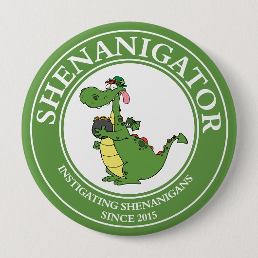Stimulering Shenanigans 2015 Ronde Button 4,0 Cm (Voorkant)