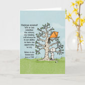 Stimulering van kleine jongen-mijt in een boom kaart (Gele Bloem)