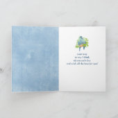 Stimulering van vriendschap met Cute Parrot Couple Kaart (Binnen)