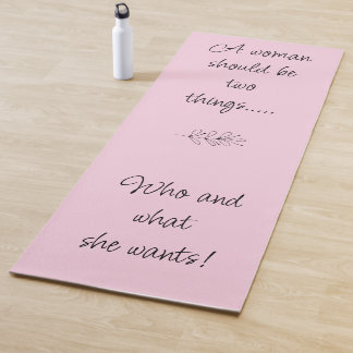 Stimulering yoga mat, sterke vrouw yogamat