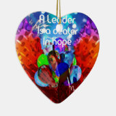 Stimuleringsboodschap voor leiderschap. keramisch ornament (Rechts)