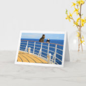 Stimulez et carte de croisière de panda (Fleur jaune)