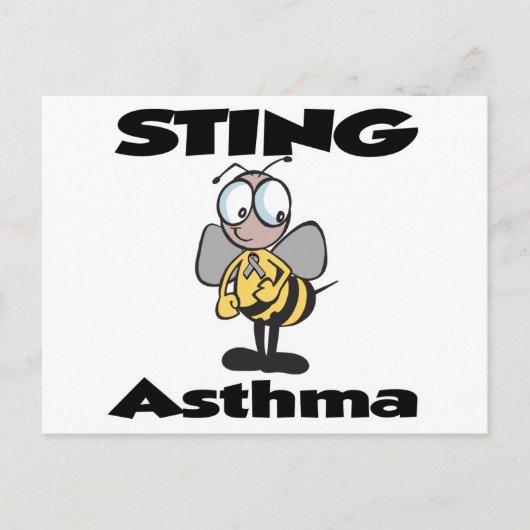 STING Astma Briefkaart (Voorkant)