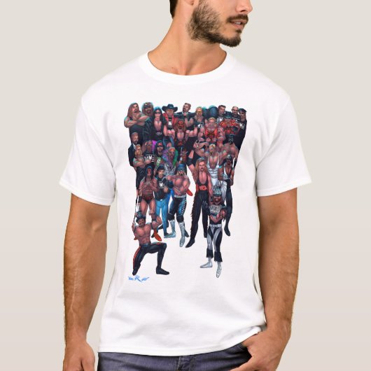 Sting T-ShirtNow pro worstelende factie Sting Pac T-shirt (Voorkant)