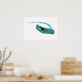 Stingray - Abstract Design - Knip uit een foto | Poster (Keuken)