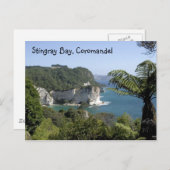 Stingray Bay, Coromandel Briefkaart (Voorkant / Achterkant)