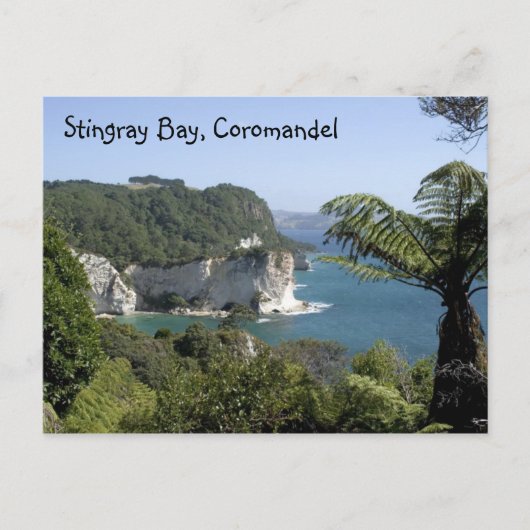 Stingray Bay, Coromandel Briefkaart (Voorkant)