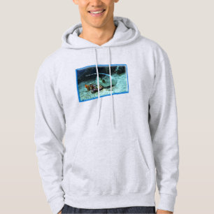 Stingray in beweging - Fotografisch ontwerp Hoodie