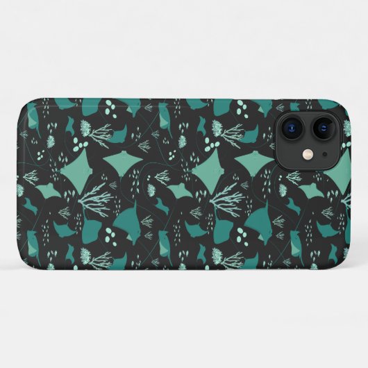 Stingray Manta Ray Onderwater Marine Life Case-Mate iPhone Case (Achterkant (horizontaal))