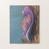 Stingray op de onderkant van het zee legpuzzel (Verticaal)