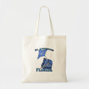 Stingray Sint Augustine Florida Vacation Tribal Tote Bag