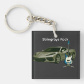 Stingrays Rock Sleutelhanger (voorkant)