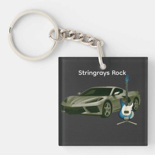 Stingrays Rock Sleutelhanger (voorkant)