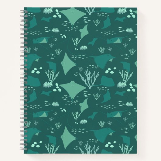 Stingrays Underwater Reef Design Notitieboek (Voorkant)