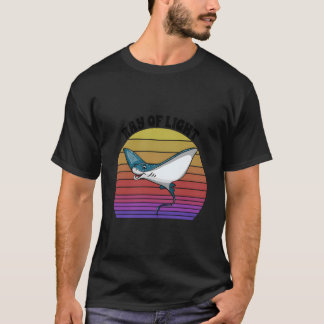 Stingrays Zee Oceaangebied Natuur Onderwater Licht T-shirt
