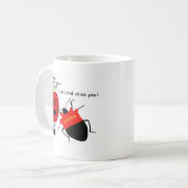 Stink Bug Apple Coffee Mok (Voorkant links)