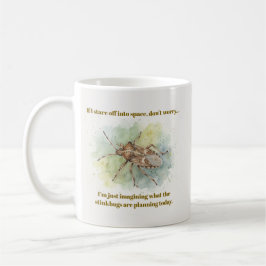 Stink bug Gifts Funny Brown Marmorated Stinkbug Koffiemok