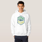 Stink Stank Stunk Badge Hoodie (Voorkant volledig)