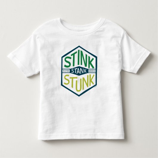 Stink Stank Stunk Badge Kinder Shirts (Voorkant)