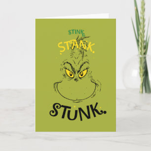 Stink Stank Stunk meneer Grinch citaat Kaart