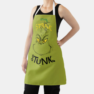 Stink Stank Stunk meneer Grinch citaat Schort