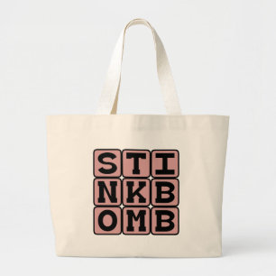 Stinkbom, Stinkgrap Grote Tote Bag