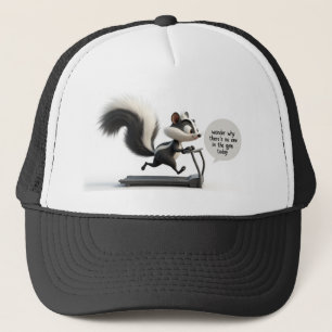 stinkdier oefening trucker pet