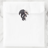 stinkdier ronde sticker (Tas)