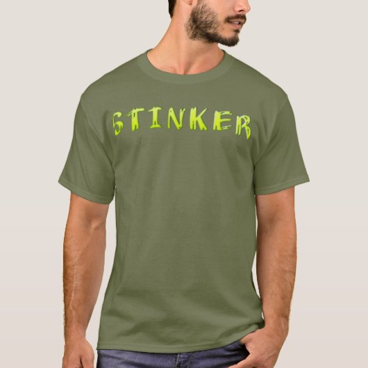 STINKER Green Tshirt (Voorkant)