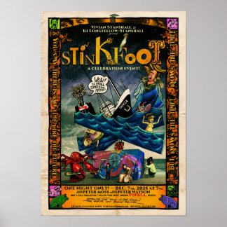 Stinkfoot 40th Jubileum Celebration Poster