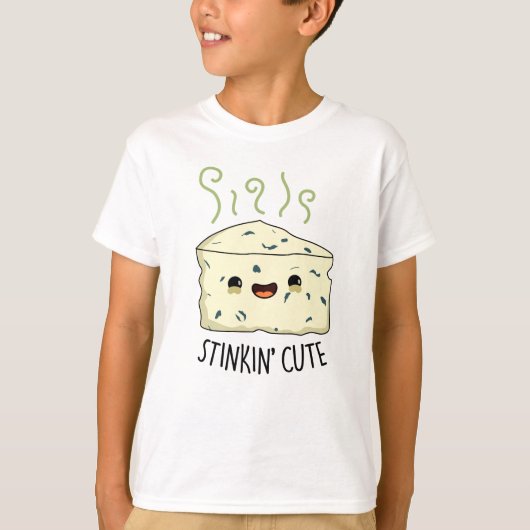 Stinkin Schattige Funny Cheese Pun T-shirt (Voorkant)