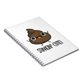 Stinkin Schattige Grappige Poo Woordspeling  Notitieboek (Rechterzijde)