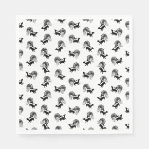  stinkpatronen - ACHTERGRONDKLEUR Servet