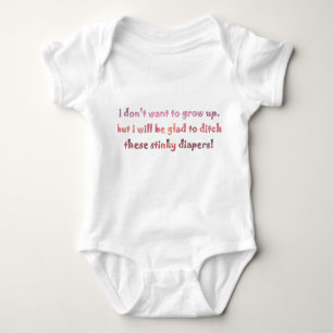 Stinky Diapers Potty Humor Romper