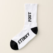 Stinky Foot Funny Novelty Sokken (Links - buitenkant)