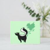 Stinky Love Skunk Briefkaart (Staand voorkant)