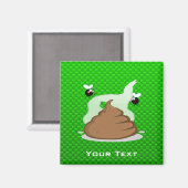Stinky Poo; Groen Magneet (Voorkant / Achterkant)