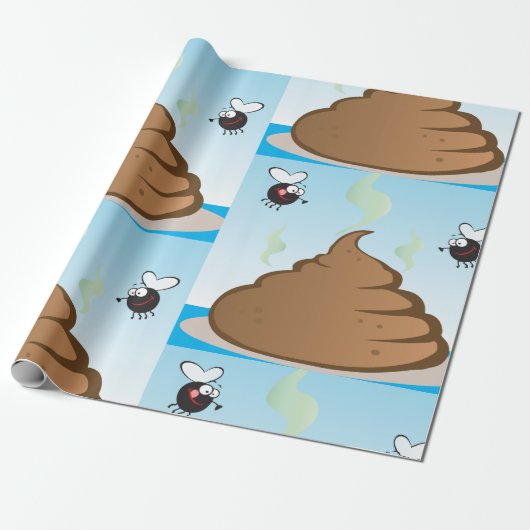Stinky pool cadeaupapier (Uitgerold)