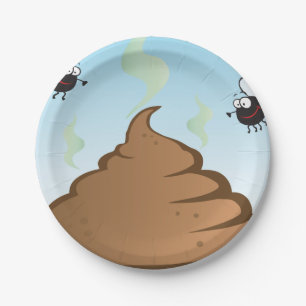 Stinky pool papieren bordje