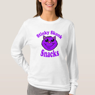 Stinky Skunk Snacks T-shirt