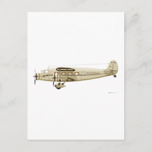 Stinson Airliner Model U Briefkaart