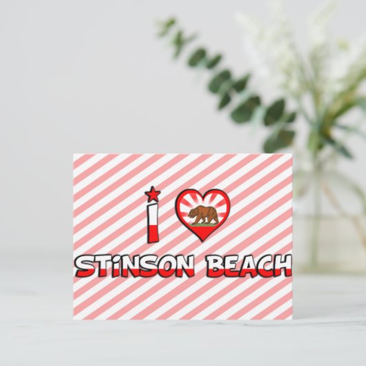 Stinson Beach, CA Briefkaart (Staand voorkant)