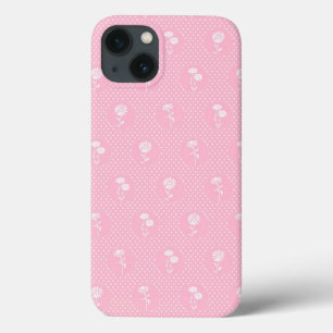 Stip en Bloemen iPhone 13 Hoesje