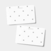 Stip, Witte rook Badge (Voor- en achterkant)