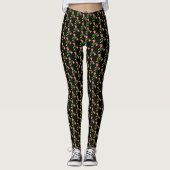 stipbloemen leggings (Voorkant)
