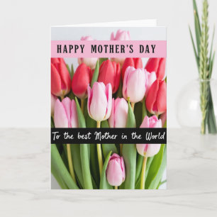 Stippel Tulp Moederkaart Kaart