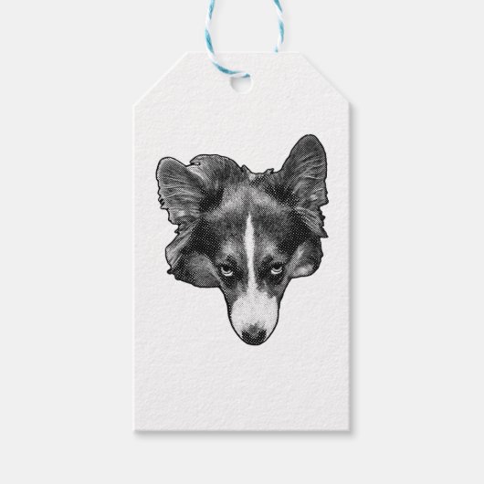 stippeling blik cadeaulabel (Voorkant)