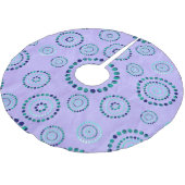 Stippen Circle Power Flowers + uw backgr. en ideeë Kerstboom Rok (Gekanteld)